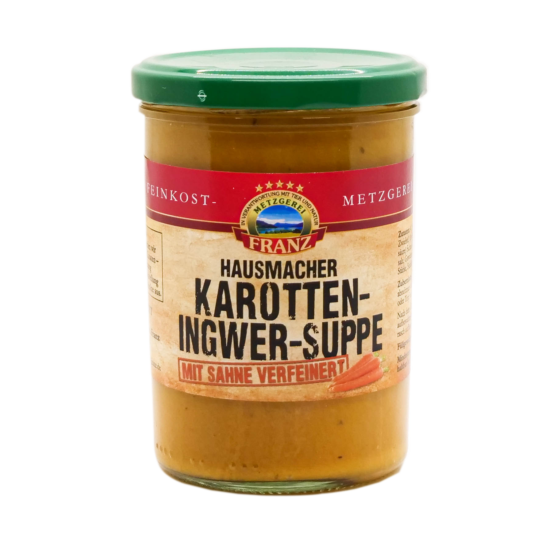 Hausmacher Karotten-Ingwer-Suppe – metzgerei-franz